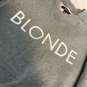 BLONDE crew neck